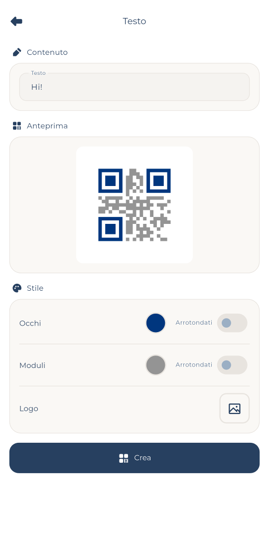 QRation screenshot: QR editor
