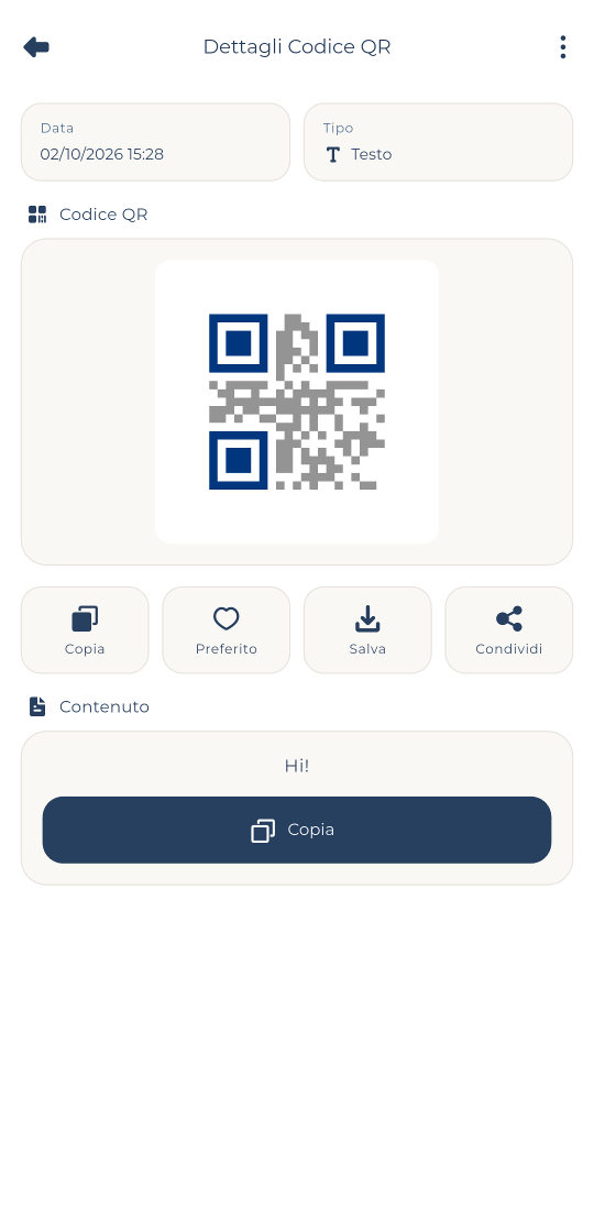 QRation screenshot: Code details